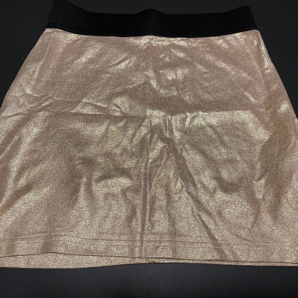 Sexy Gold Mini Skirt Size 6